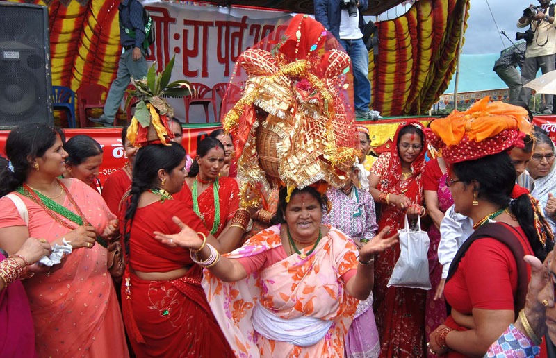 सुदूरपश्चिममा  गौराको  रौनक बढ्दै