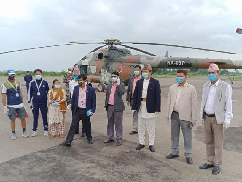 रहात बाेकेर मुख्यमन्त्री भट्ट अछाम र बाजुरामा