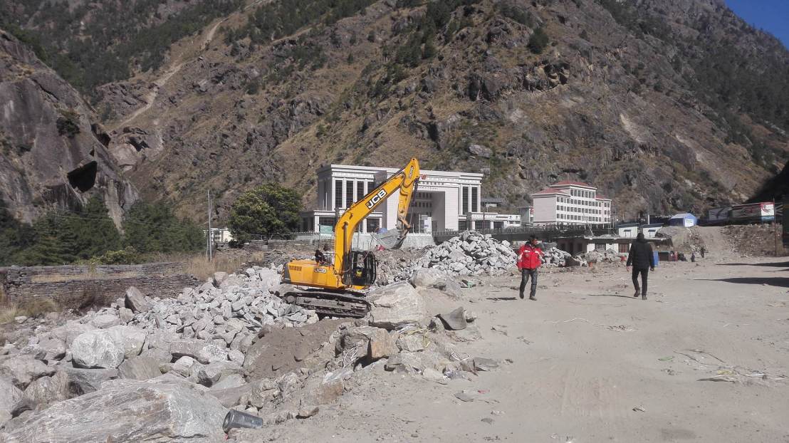 नेपाली भूभागमा चीनका भवन